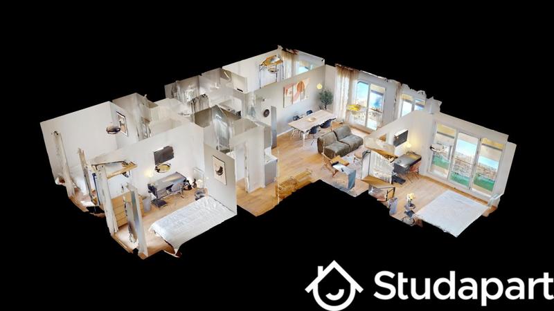 Chambre - 10 m² - 1 pièce