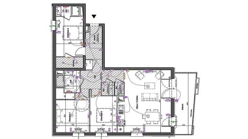 Appartement - 91 m² - 4 pièces