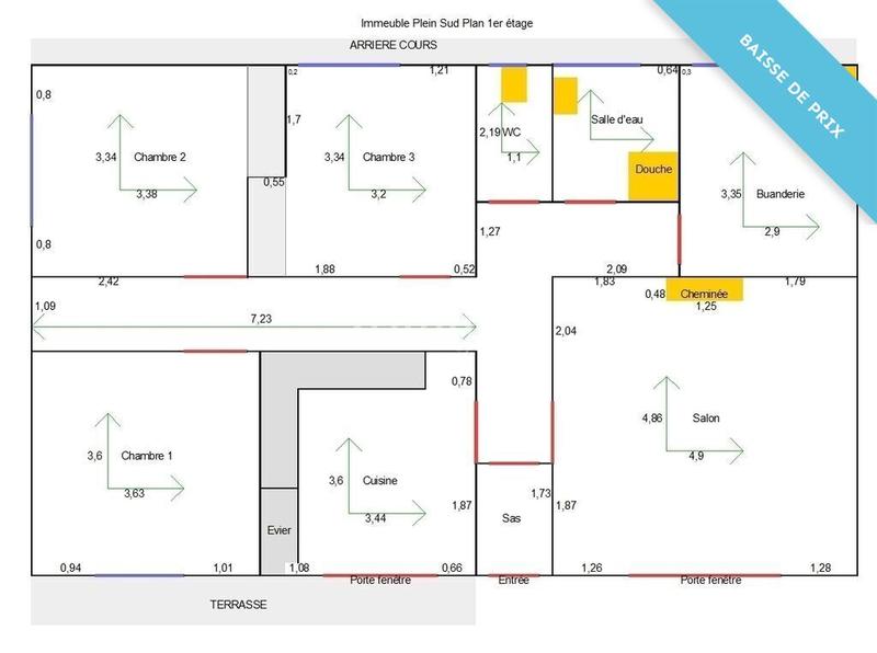 Immeuble - 417 m² - 15 pièces