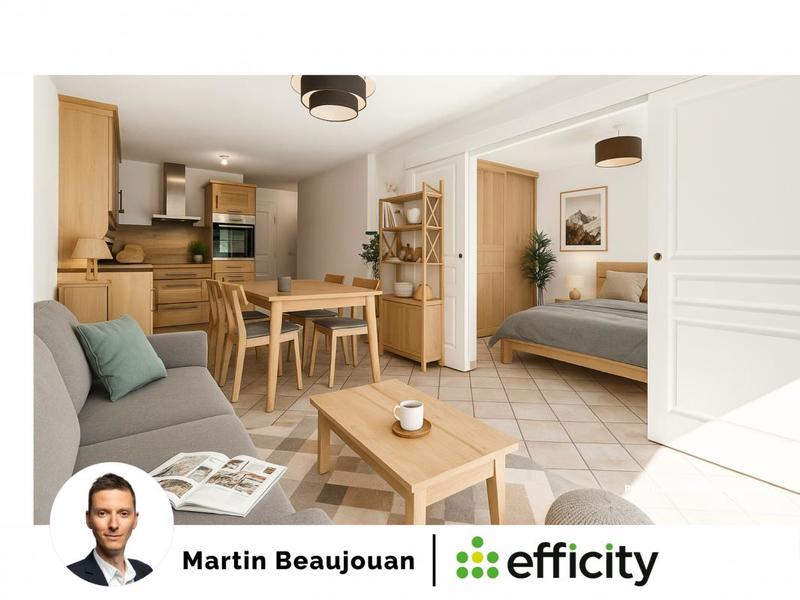 Appartement - 40 m² - 2 pièces