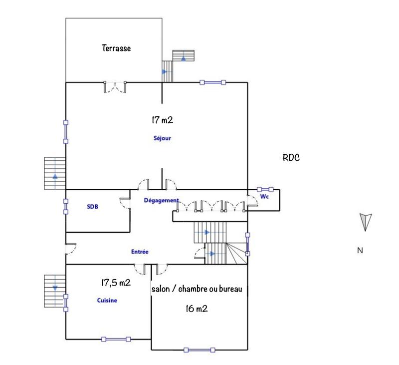 Maison - 200 m² - 6 pièces