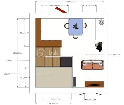 Appartement - 82 m² - 4 pièces