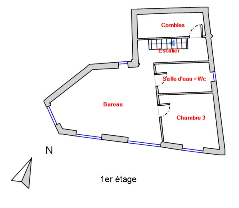 Maison - 184 m² - 4 pièces