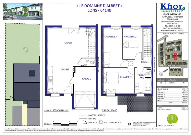 Maison - 80 m² - 4 pièces