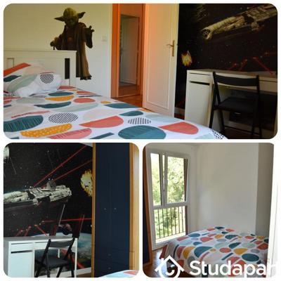 Chambre - 11 m² - 1 pièce