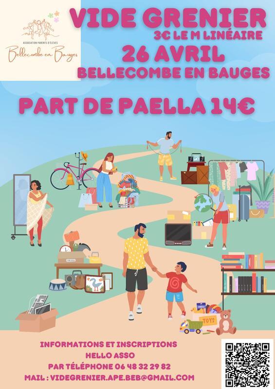 Vide grenier de l'ape de bellecombe