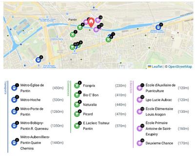 Appartement - 69 m² - 3 pièces