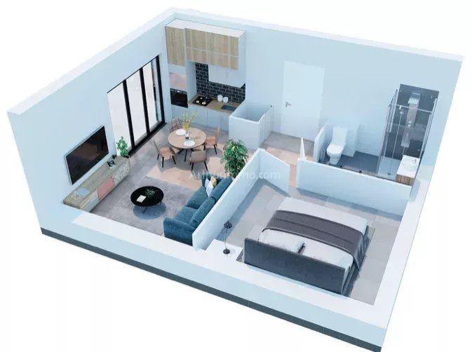 Appartement - 38 m² - 2 pièces