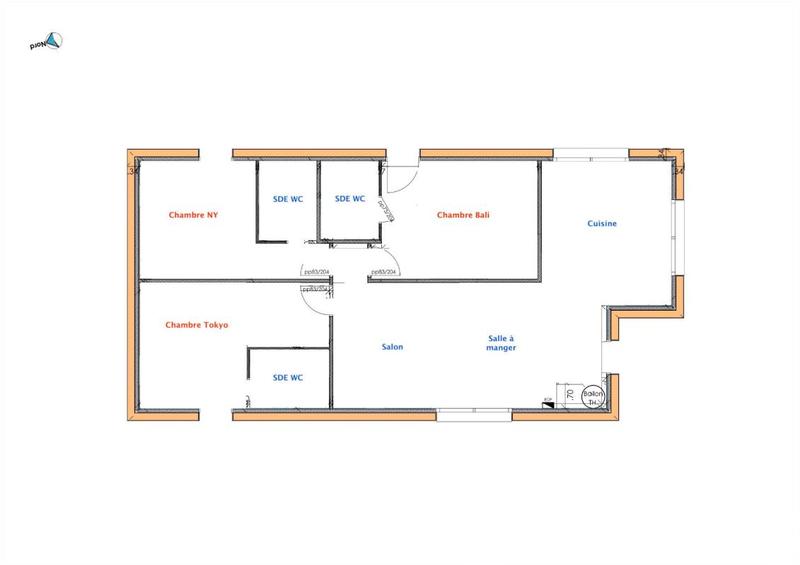 Chambre - 16 m² - 1 pièce