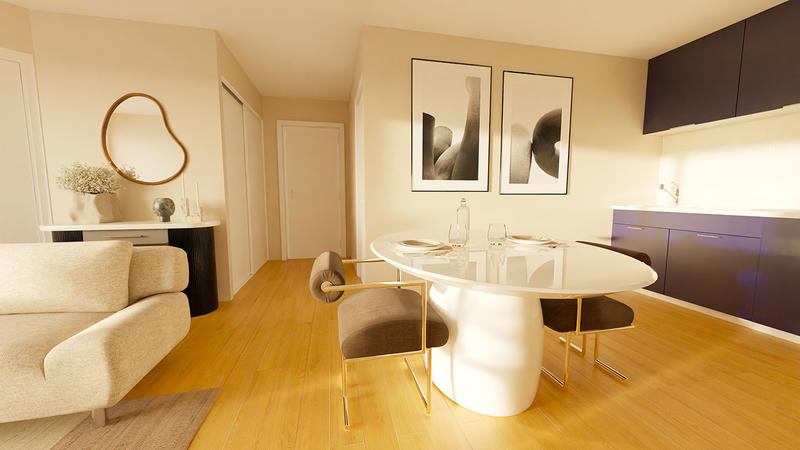 Appartement - 22 à 65 m² - 1 à 3 pièces