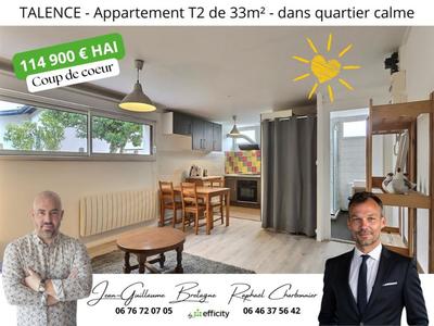 Appartement - 33 m² - 2 pièces