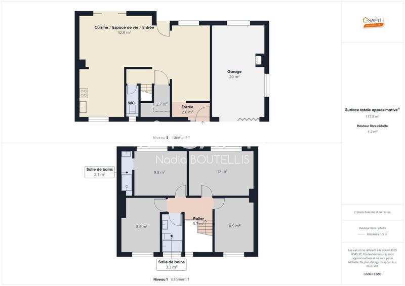 Maison - 98 m² - 5 pièces