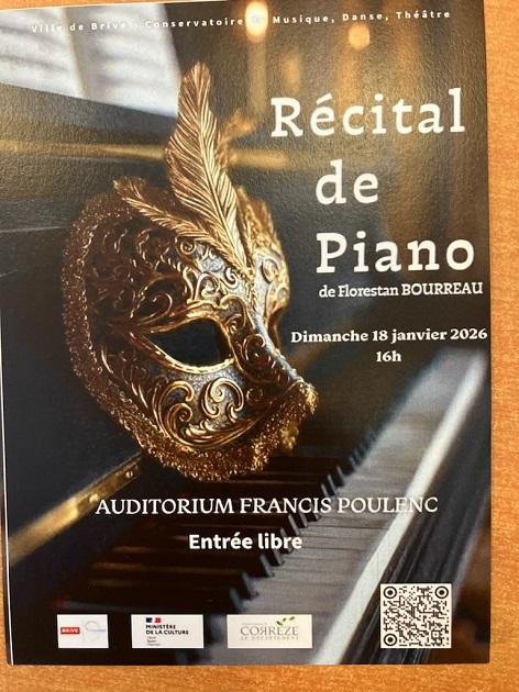 Récital de piano (Auditorium Francis Poulenc)