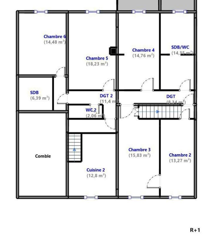Maison - 251 m² - 12 pièces