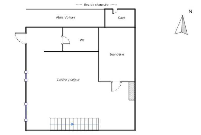 Maison de ville - 133 m² - 5 pièces