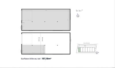 Entrepôt - 157 m²