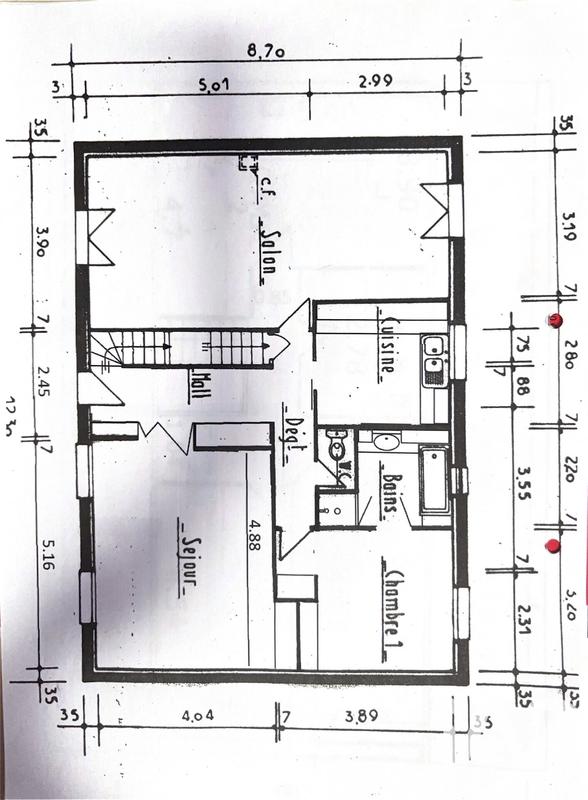 Maison - 120 m² - 6 pièces