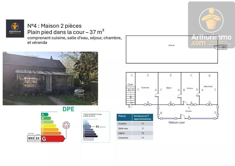 Immeuble - 240 m² - 11 pièces