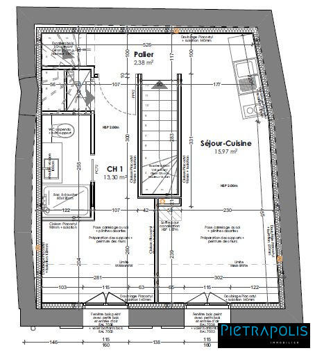 Appartement - 70 m² - 4 pièces