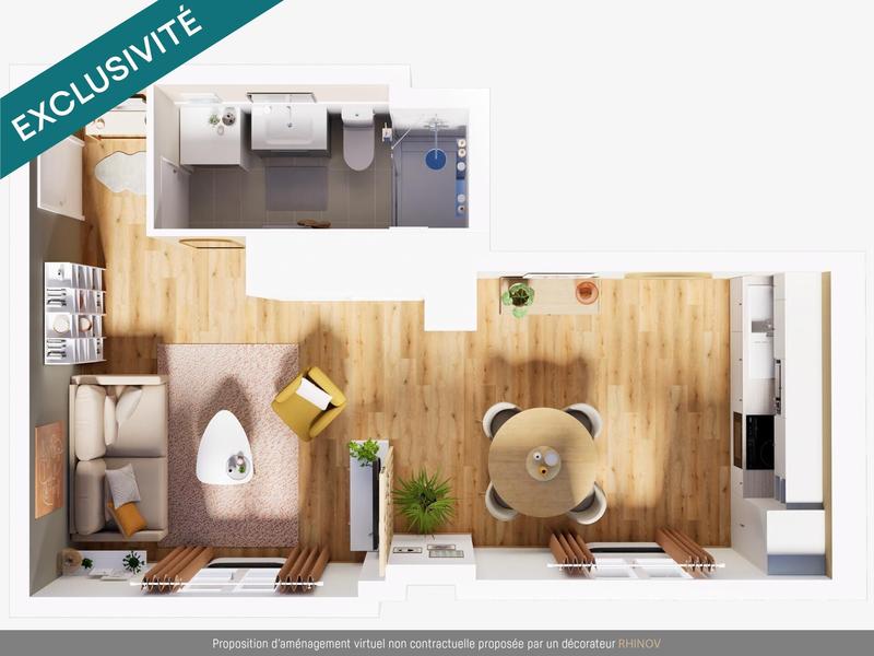 Appartement - 31 m² - 1 pièce