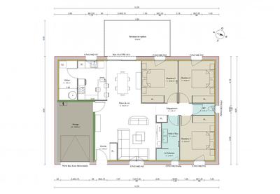 Maison - 90 m² - 4 pièces