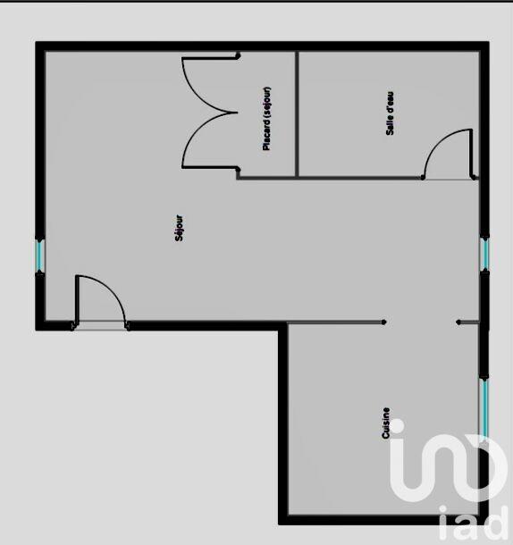 Studio - 30 m² - 1 pièce