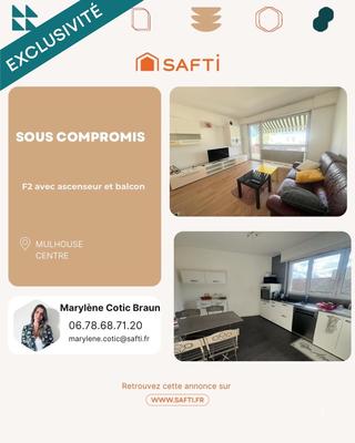 Appartement - 61 m² - 2 pièces