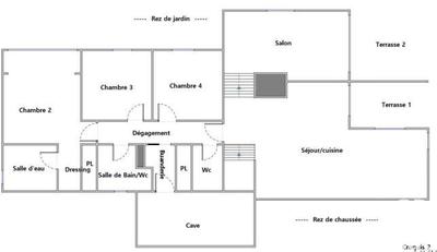 Maison - 150 m² - 5 pièces