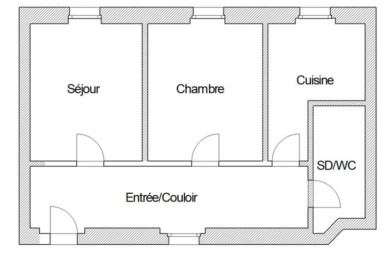 Appartement - 31 m² - 2 pièces