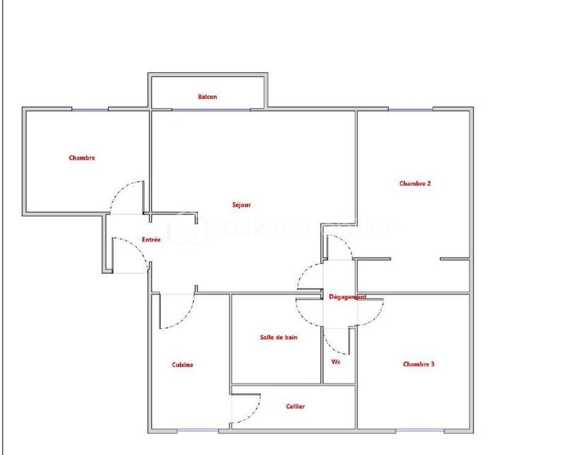 Appartement - 68 m² - 4 pièces