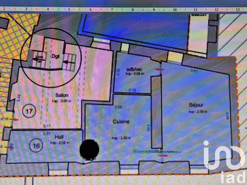 Appartement - 45 m² - 1 pièce