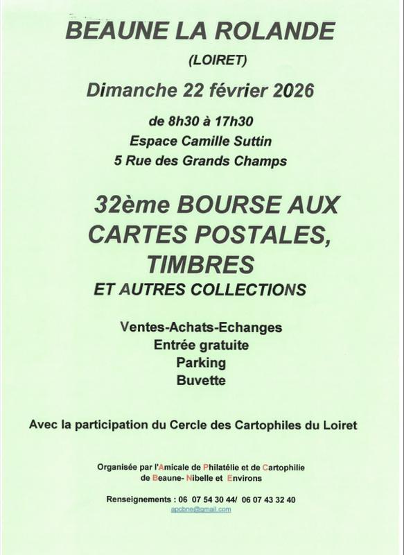 32ème Bourse aux cartes postales