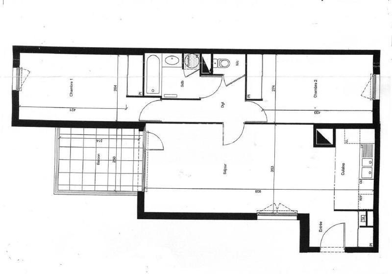Appartement - 71 m² - 3 pièces