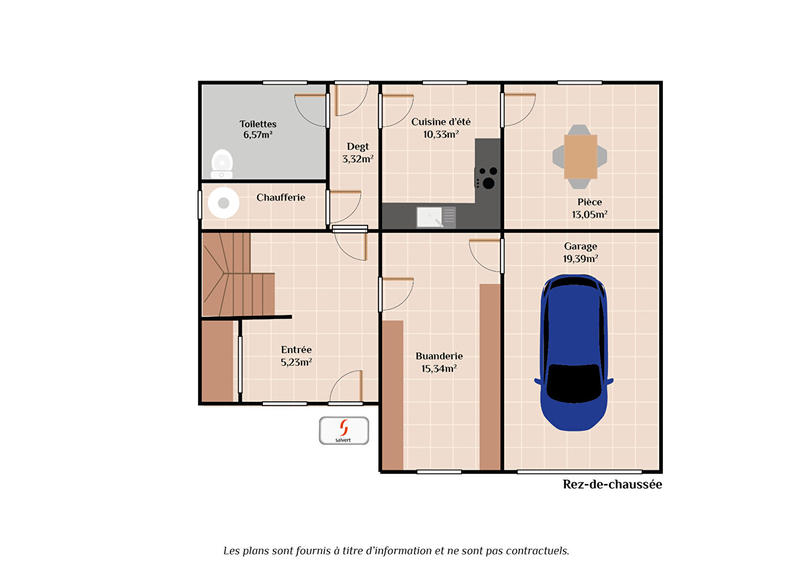 Maison - 108 m² - 5 pièces