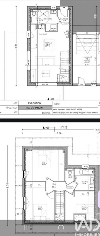 Maison - 98 m² - 4 pièces