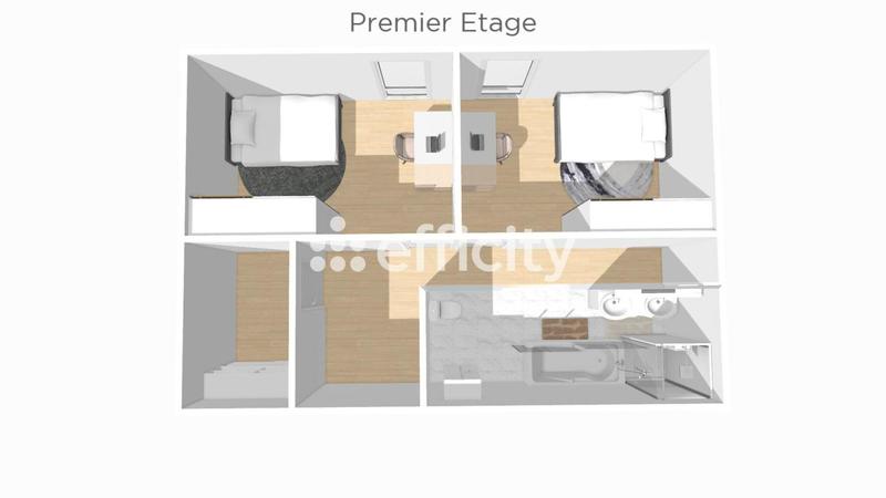 Maison - 104 m² - 5 pièces