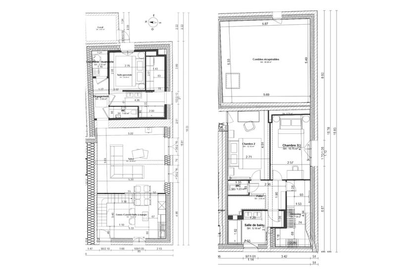 Maison - 85 m² - 4 pièces
