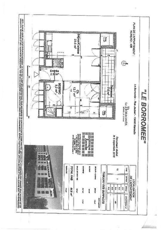 Appartement - 44 m² - 2 pièces