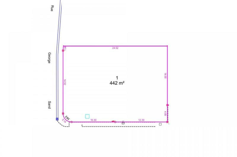 Terrain constructible - 442 m²