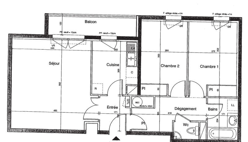 Appartement - 67 m² - 3 pièces
