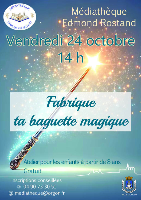 Atelier créatif "Fabrique ta baguette"