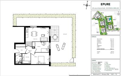 Appartement - 62 m² - 3 pièces