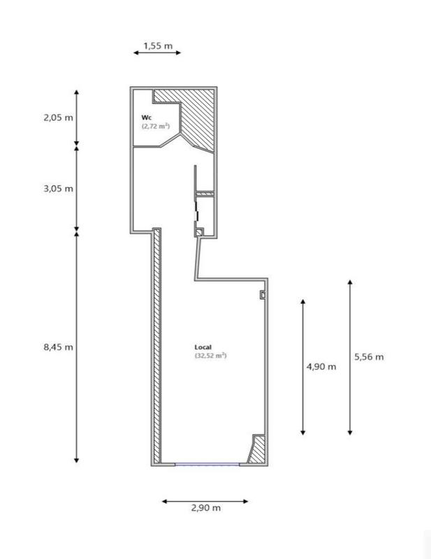 Local commercial - 35 m²