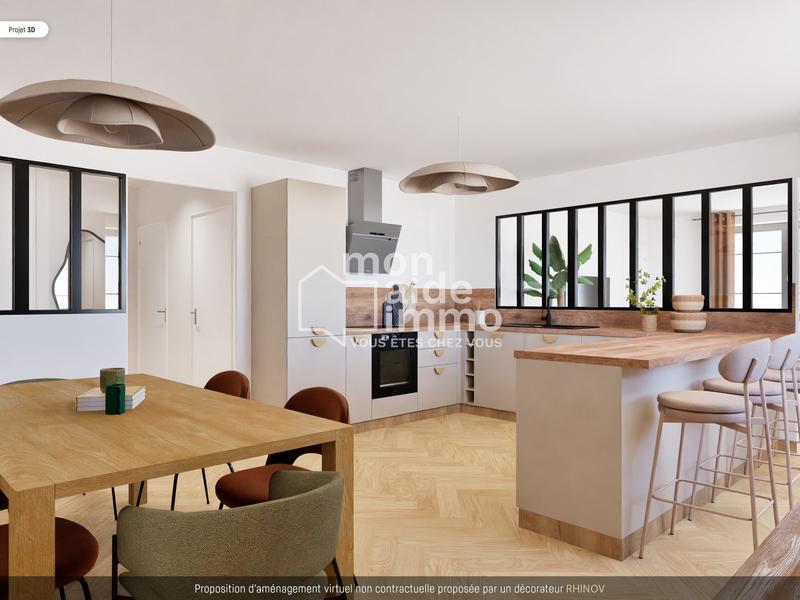 Appartement - 85 m² - 3 pièces