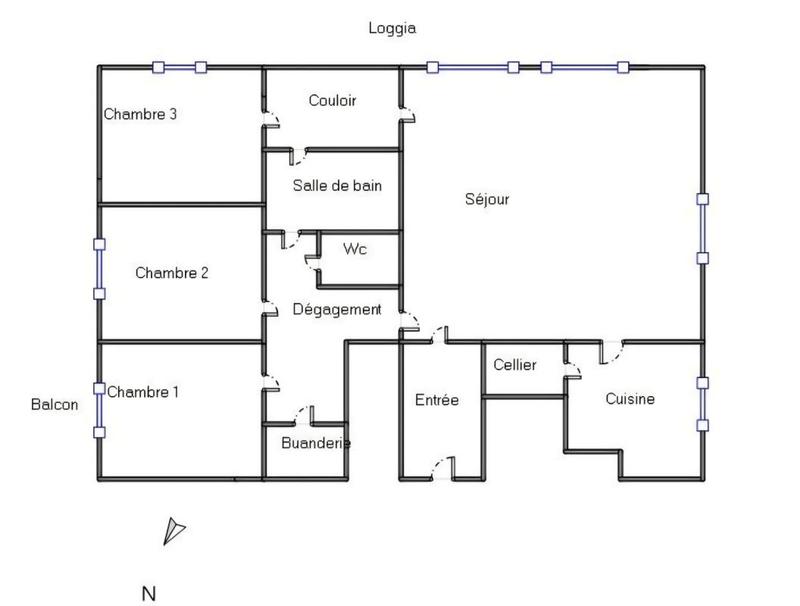 Appartement - 115 m² - 5 pièces