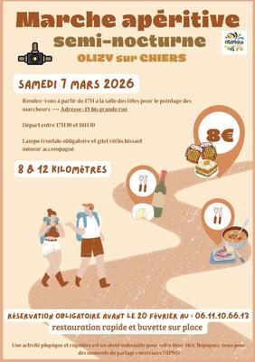 Marche apéritive semi-nocturne