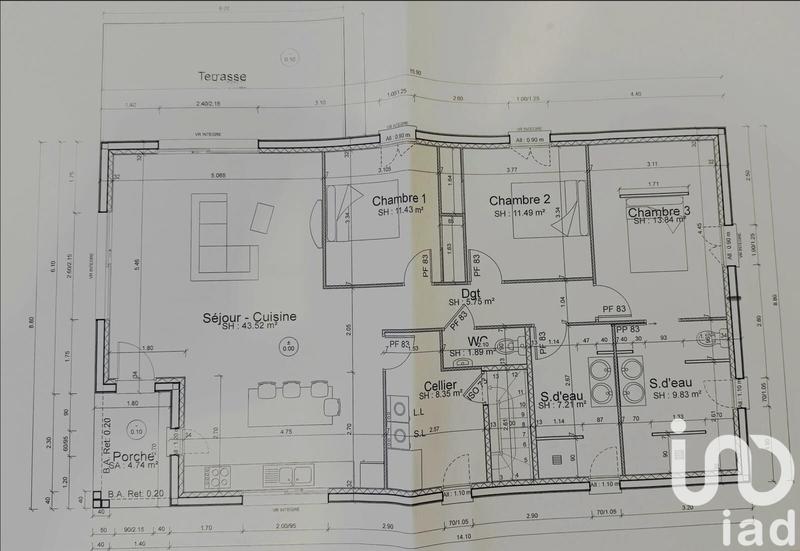 Maison - 130 m² - 5 pièces