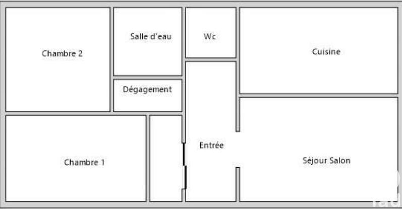 Appartement - 66 m² - 3 pièces