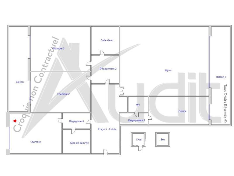 Appartement - 110 m² - 4 pièces