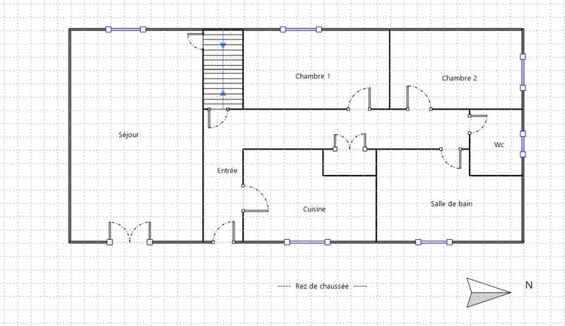 Pavillon - 80 m² - 4 pièces